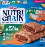 Mängden socker i Nutri grain bars