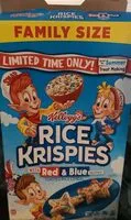 Mängden socker i Rice krispies red and blue