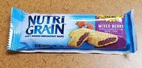 Mängden socker i Kellogg'S Nutri-Grain Cereal Bars Mixed Berry 1.3Oz