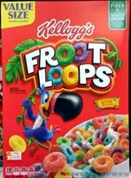 Mängden socker i Sweetened multi-grain cereal, natural fruit