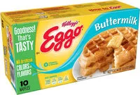 Mängden socker i Buttermilk waffles