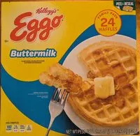 Mängden socker i Buttermilk Waffles