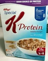 Mängden socker i Breakfast cereal protein