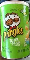 Mängden socker i Pringles sour cream and onion small