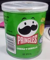 Mängden socker i Pringles Crema y Cebolla
