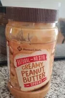 Mängden socker i Creamy peanut butter