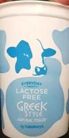 Mängden socker i Lactose free greek style natural yogurt