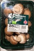 Mängden socker i British chestnut mushrooms