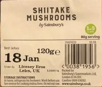 Mängden socker i Shitake Mushrooms