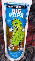 Mängden socker i Big papa pickle