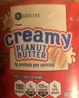 Mängden socker i creamy peanut butter
