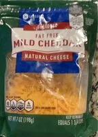 Mängden socker i Shredded fat free mild cheddar