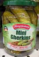 Mängden socker i Mini gherkins