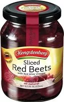 Mängden socker i Sliced red beets