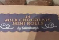 Mängden socker i Milk chocolate mini rolls