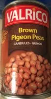 Mängden socker i Brown Pigeon Peas
