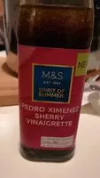 Mängden socker i Pedro ximenez sherry vinaigrette