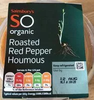 Mängden socker i Roasted Red Pepper Houmous