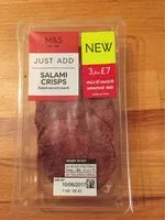 Mängden socker i Salami Crisps 