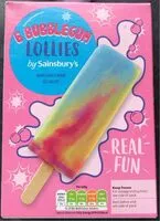 Mängden socker i Bubblegum Lollies