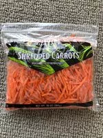 Mängden socker i Shredded Carrots