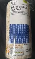 Mängden socker i Rice cakes salt & vinegar