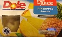 Mängden socker i Dole Pineapple In Juice