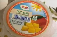 Mängden socker i diced mango