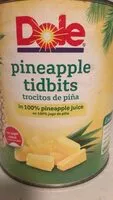 Mängden socker i Pineapple tidbits