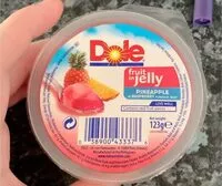 Mängden socker i Fruit in jelly