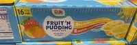 Mängden socker i Fruit’n pudding
