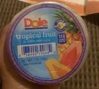 Mängden socker i Tropical fruit