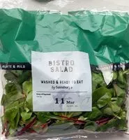 Mängden socker i Bistro salad