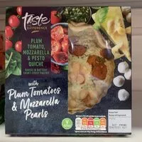 Mängden socker i Plum tomato, Mozzarella & Pesto Quiche