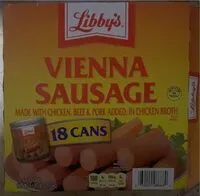 Mängden socker i Vienna sausage