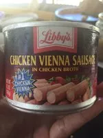 Mängden socker i Libby's, chicken vienna sausage in chicken broth