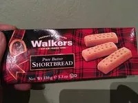 Socker och näringsämnen i Walkers shortbread inc