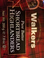 Mängden socker i Shortbread Highlanders Cello - Walkers