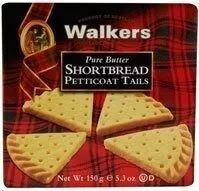 Mängden socker i Pure butter shortbread petticoat tails