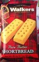 Mängden socker i Pure Butter Shortbread