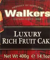 Mängden socker i Luxury rich fruit cake