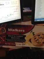 Mängden socker i Fruit & Lemon Biscuits - Walkers