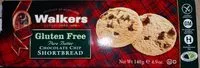 Mängden socker i SHORTBREAD CHOC CHIP GF 140G - WALKERS - 140g