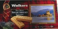 Mängden socker i Walkers Pure Butter Shortbread Fingers (6 PK. )