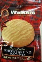 Mängden socker i Pure butter shortbread round