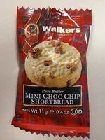 Mängden socker i Walkers Mini Choc Chip