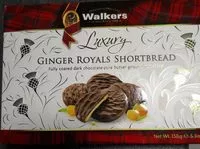 Mängden socker i Ginger royals shortbread x 12