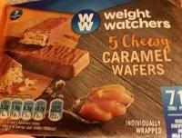 Mängden socker i 5 Chewy Caramel Wafers