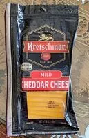 Mängden socker i Kretschmar natural mild cheddar cheese