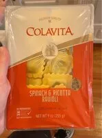 Mängden socker i Spinach and ricotta ravioli